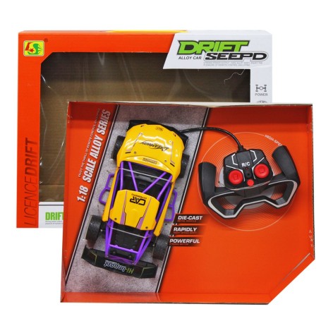 Машинка на радиоуправлении "Drift Speed", желтый