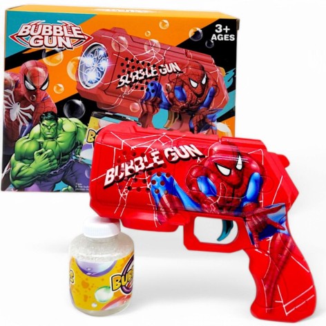 Пістолет з мильними бульбашками (підсвічування, пляшечка із мильною рідиною)