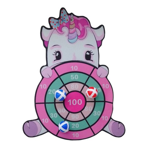 Дартс мягкий "Единорог", на липучках 40 х 30 см