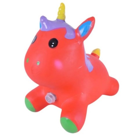 Прыгун резиновый "Единорог" 1400 гр КРАСНЫЙ