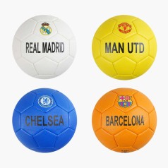 М'яч футбольний 4 кольори, розмір №5, матеріал TPE, 330-350 грамів, гумовий балон, МІКС ВИДІВ /60/