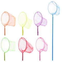 Сачок для метеликів довж90см,довж.ручки70см,діам20см,бамбук,7 кольорів /100/