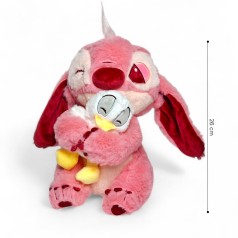 Мягкая игрушка стечет розовый с уткой 26см