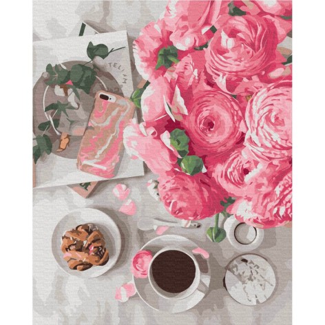 Картина за номерами: Сучасний натюрморт ©Оксана Воробій