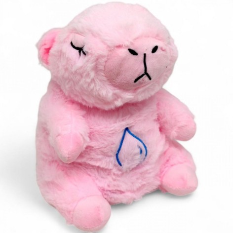 НОЧНИК "ДЫХАЮЩАЯ КАПИБАРА" (23 см), розовая, в пакете