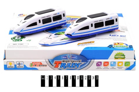 Електричка інерційна, світло та музика