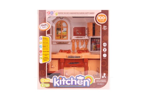 Мебель кукольная кухня, плита, аксессуары
