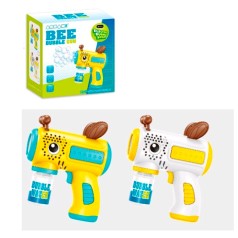 Мильні бульбашки пістолет 13,5см, світло, запаска 7,5-3,5см, 2 кольори, на бат-ці, в кор-ці, 14,5-14-7см /36/