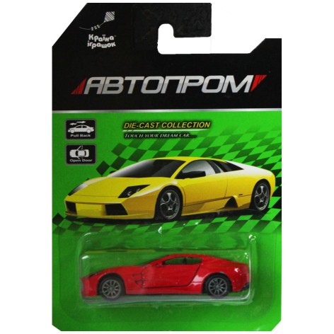 Машина металева Aston Martin червона