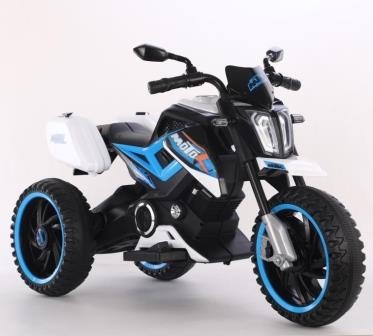 Електромобіль дитячий T-7232 WHITE мотоцикл 12V4.5AH мотор 2*18W з MP3 118*53*75