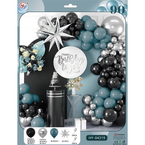 Набор воздушных шаров для создания фотозоны-арки, 90 штук HY-04319