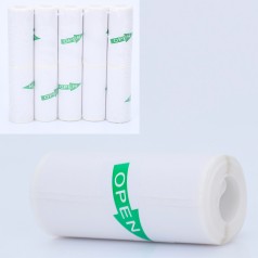 Термопапір клейова, для фотоапарата з миттєвим друком, набір 10шт, п/е, 12-11-2,5см 