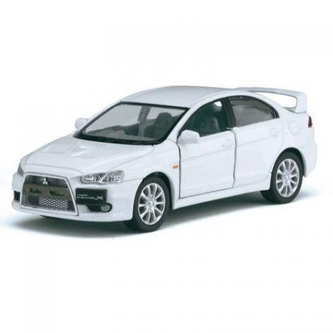 Машинка Kinsmart "Mitsubishi Lancer Evolution X" біла (KT5329W)