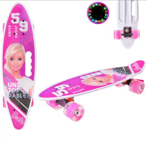 Пенні Борд Барбі арт. 195522 (8шт) алюм., світло, PU,60*17 см,