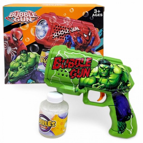 Пістолет з мильними бульбашками (підсвічування, пляшечка із мильною рідиною)