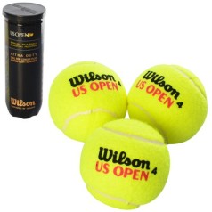 Теннисные мячи набор 3шт, 6,5см, в колбе, 21,5-8-8см