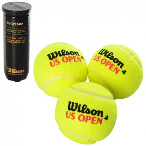 Теннисные мячи набор 3 шт., 6,5 см, в колбе, 21,5-8-8 см