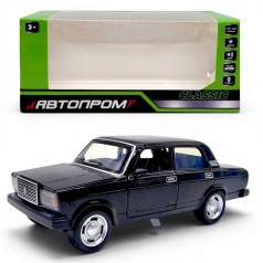 Машина металева "АВТОПРОМ" 1:32-36 Lada 2107 (Чорна)