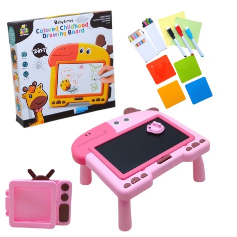 Дошка-столик для малювання Jia Bang "Жирафа" двостороння з аксесуарами (899-81Y)