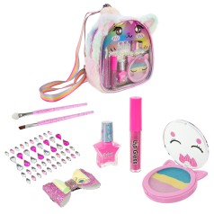 Косметика набір тіні для повік, лак, аксес рюкзак 15*7,5*19см /24-2/