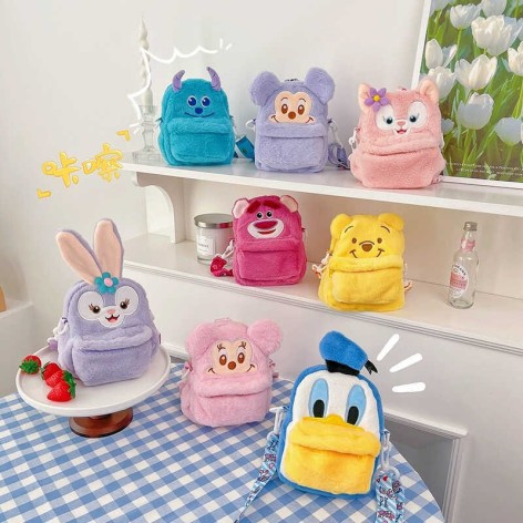 Рюкзак пухнастый рюкзак, в п/е, микс видов  