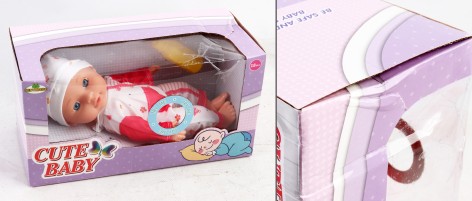 УЦЕНКА 20% Пупс 30см SY041-5/SY041-4/SY041-3 интер-ный с аксесс.муз.3в.кор.28*13*14,5 /48/