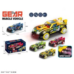 Машина батар., мир.,дым,,4вида, кор. 20,6*10*10см 