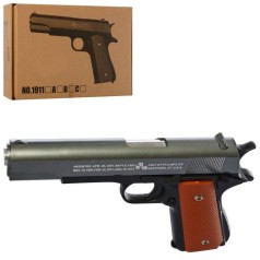 Пистолет металл, на шариках, 22см, в п/е, 17-27-3,5см 1911