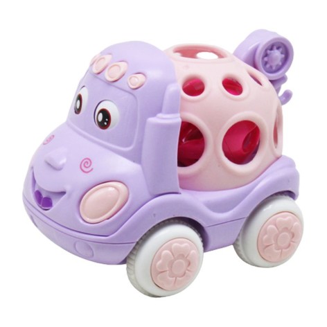 Машинка-брязкальце, інерційна (бузкова)