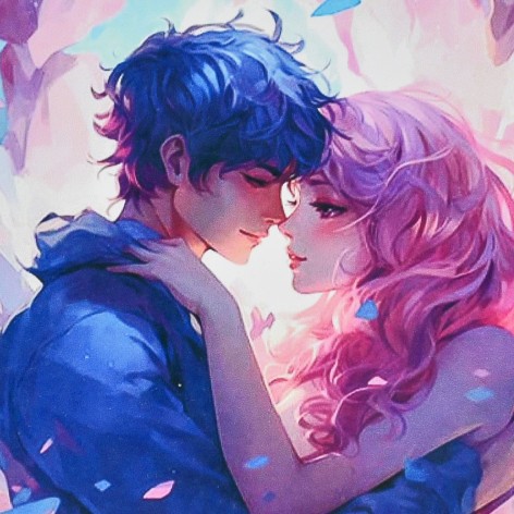 Алмазна мозаїка "Аніме. Подорож у світ кохання" 30х30 см