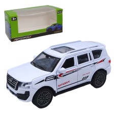 Машинка металева Автопром Nissan позашляховик (білий)