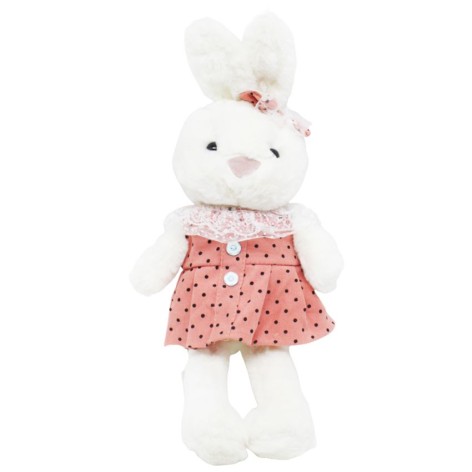 Лунитая зайка 7 (46см) в розовом