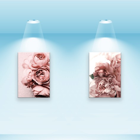 Набір постерів Riviera Blanca "Сяючі півонії" 28x40 см, 2 шт (PS-020)