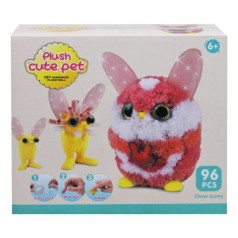 Творчество Мягкая игрушка зая розовая