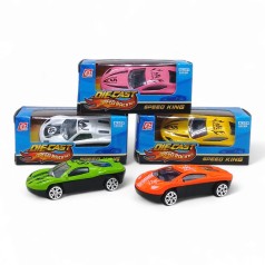 Машинка металопластик, у коробці, 7 см, мікс, 1 штука