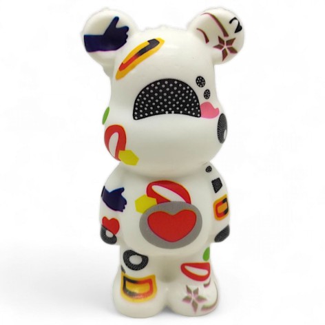 Сквіші ведмедики білий абстракт