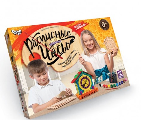 Набор для детского творчества Расписные часы конструктор Покосенко