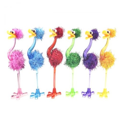Ручка пухнаста "Страус"
