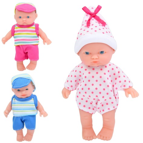 Пупс 12см, микс видов, в п/е, 11-16-4см 