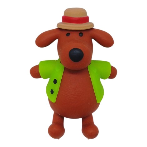 Игрушка-антистресс "Песик", пена, коричневый