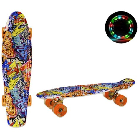 Пенні борд, колеса, що світяться Графіті