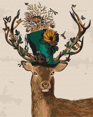 Картина по номерам Brushme Фантастический олень 40х50 см (BS52167)