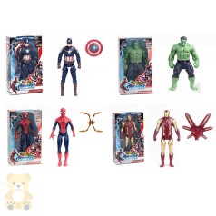 Фігурки для гри AV, 19,5см, світло, рухливі руки та ноги, 4 види, на бат(табл), в кор-ці, 12,5-20,5-5см 