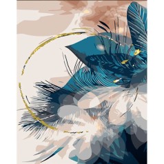 Картина по номерам Призрачный букет 30х40 см