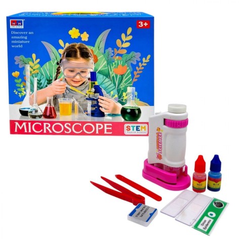 Мікроскоп в коробці р.27,6x8,5x24,2 см