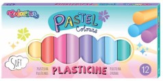 Пластилін 12 кольорів Pastel Colorino