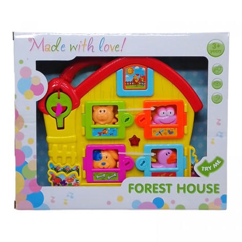 Бизипланшет арт. 523D активная панель, ящики, замки, дверцы, разные формы, короб. 30*25*4см