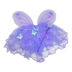 Набір феї (крила, спідниця, обруч, паличка) бузковий