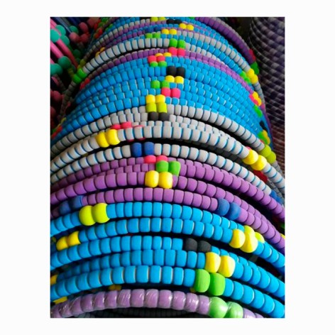 Обруч хулахуп, массажный, 85см, металл+EVA, микс цветов, п/е 