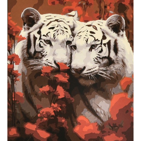 Набір для розпису по номерах Велич і ніжність Strateg розміром 40х50 см (VA-4679)